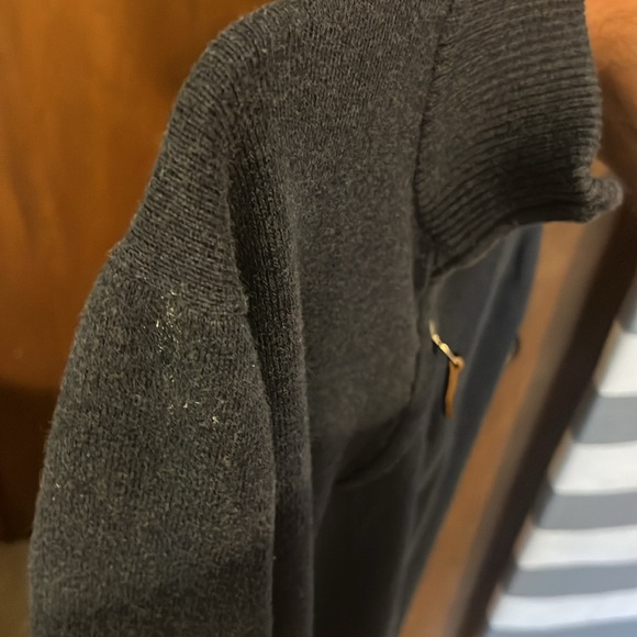 Eddie Bauer Men’s Blue Quarter Zip Sweater - Picture 4 of 4